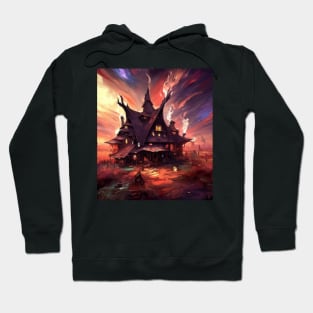 Spooky haunted house Hoodie